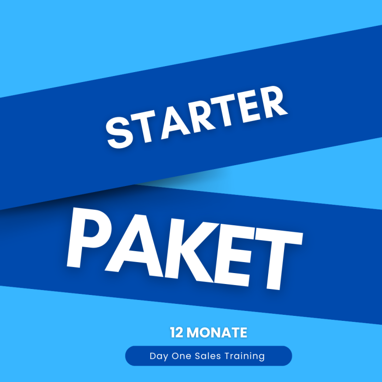 Starter Paket Day One Sales Training