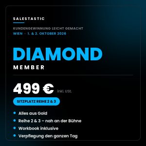 Diamond Member Ticket – Kundengewinnung leicht gemacht | Wien, 01 & 02. Oktober 2026